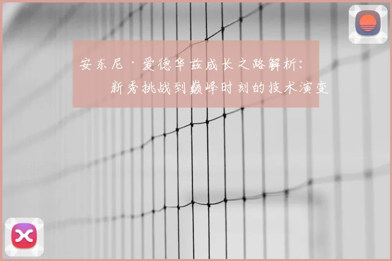 安东尼·爱德华兹成长之路解析：从新秀挑战到巅峰时刻的技术演变与关键比赛